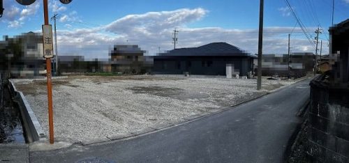 １号地(南西)側より撮影